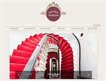 Tablet Screenshot of hotel-odeon.at